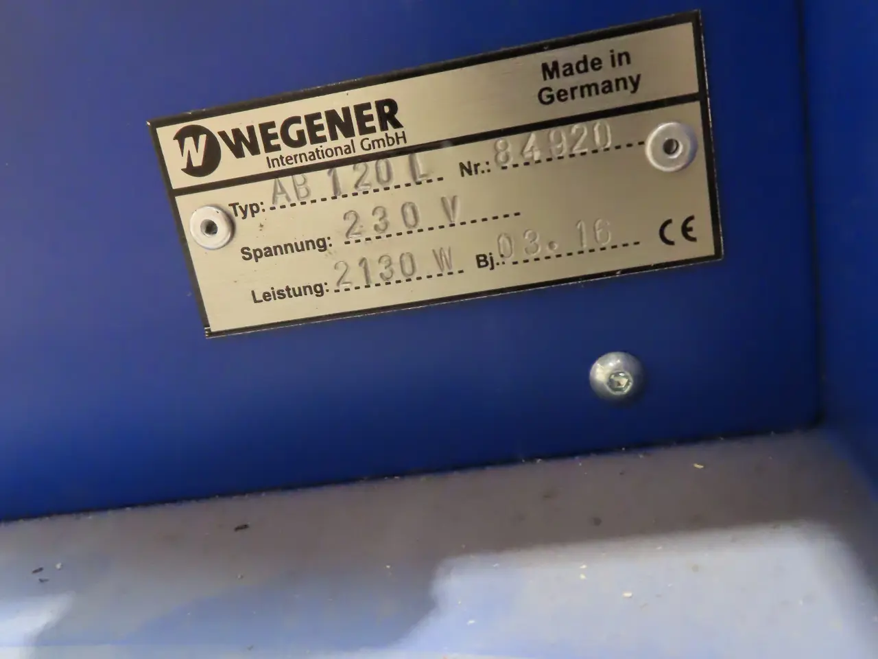 Billede 3 - Varmluftsvejser WEGENER AB 120 L