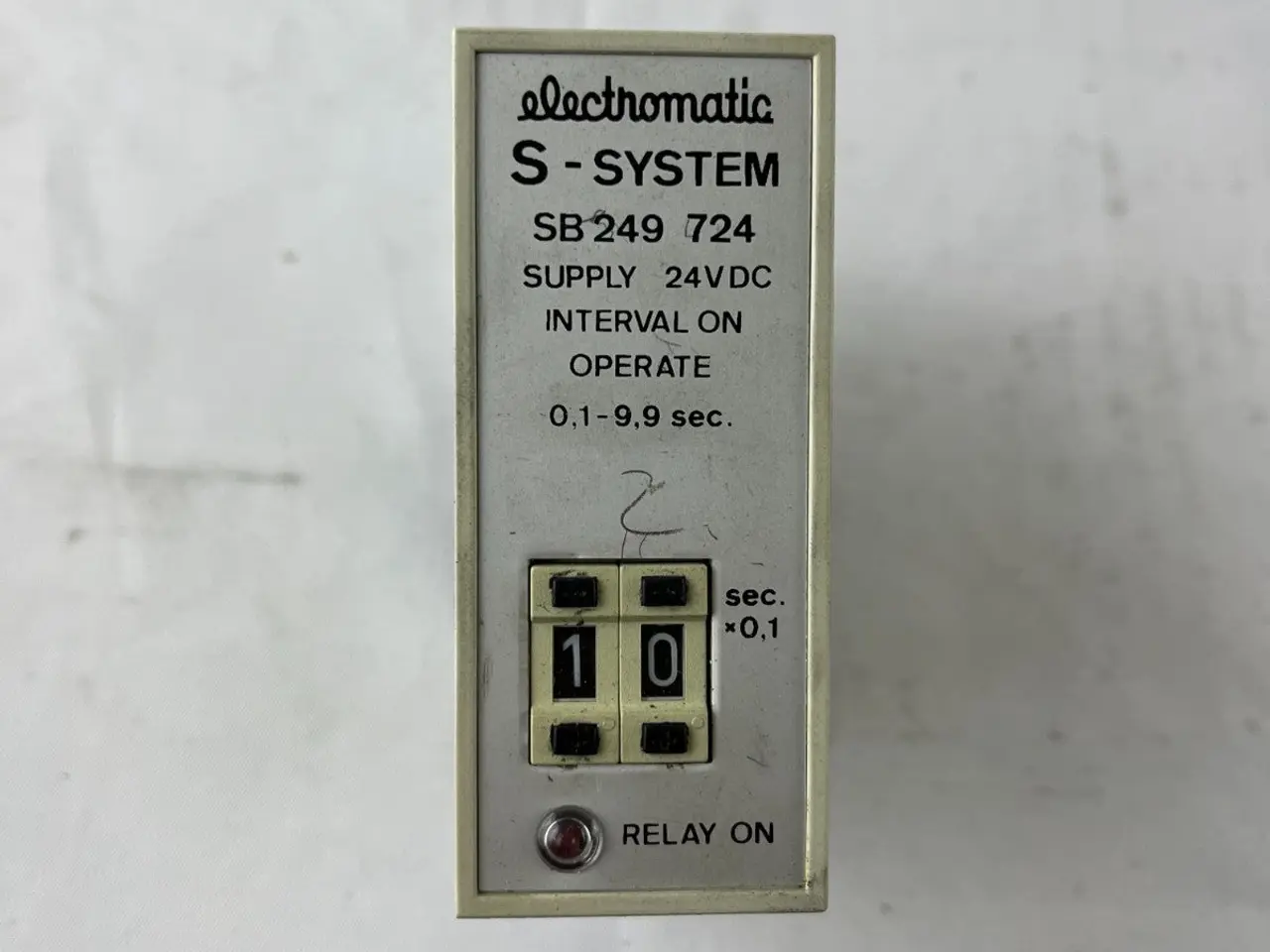 Billede 2 - Electromatic SB249 724 Interval Timer 24VDC w/ LED