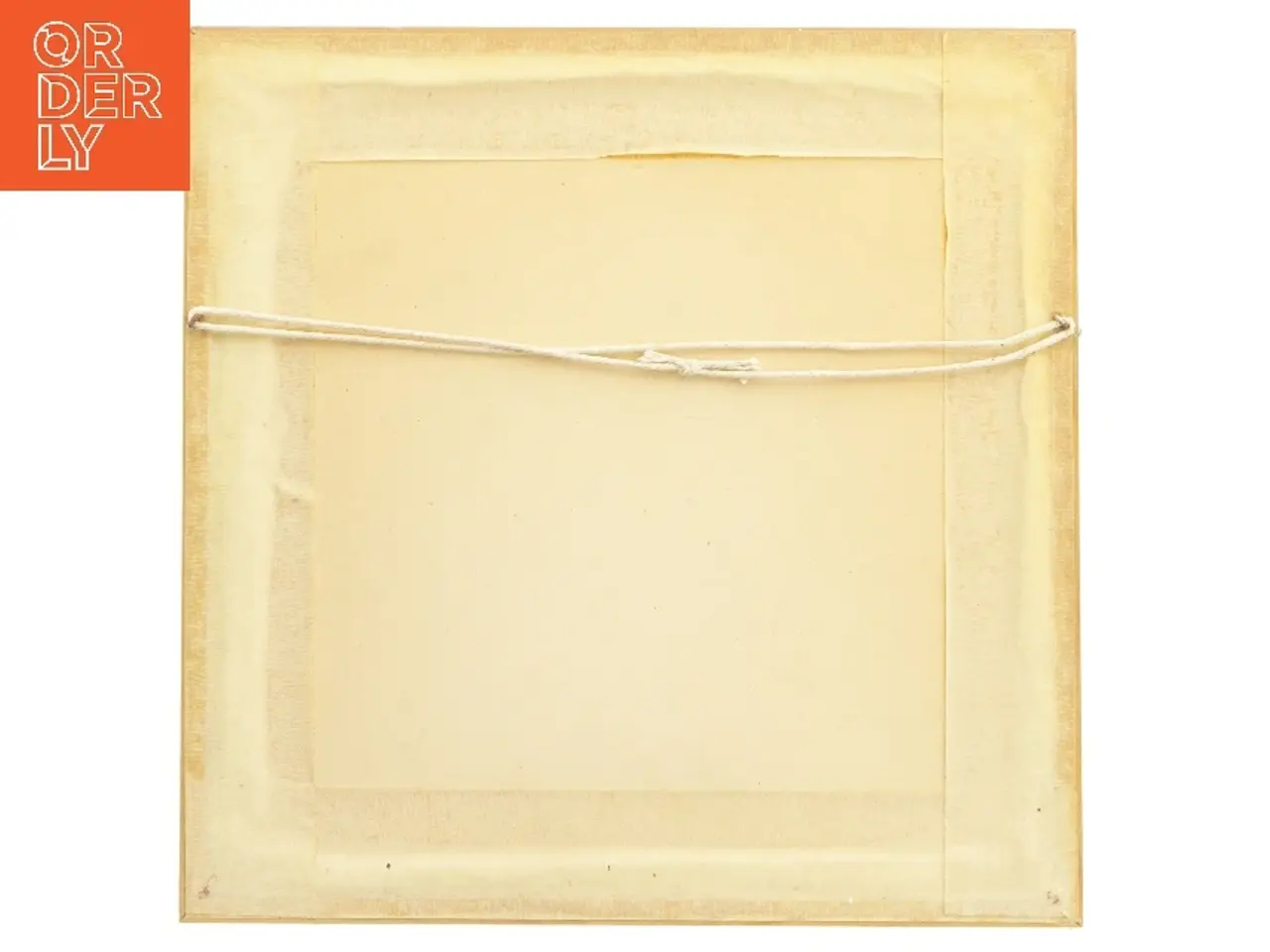 Billede 4 - Broderet billede med svane (str. 27x27 cm)
