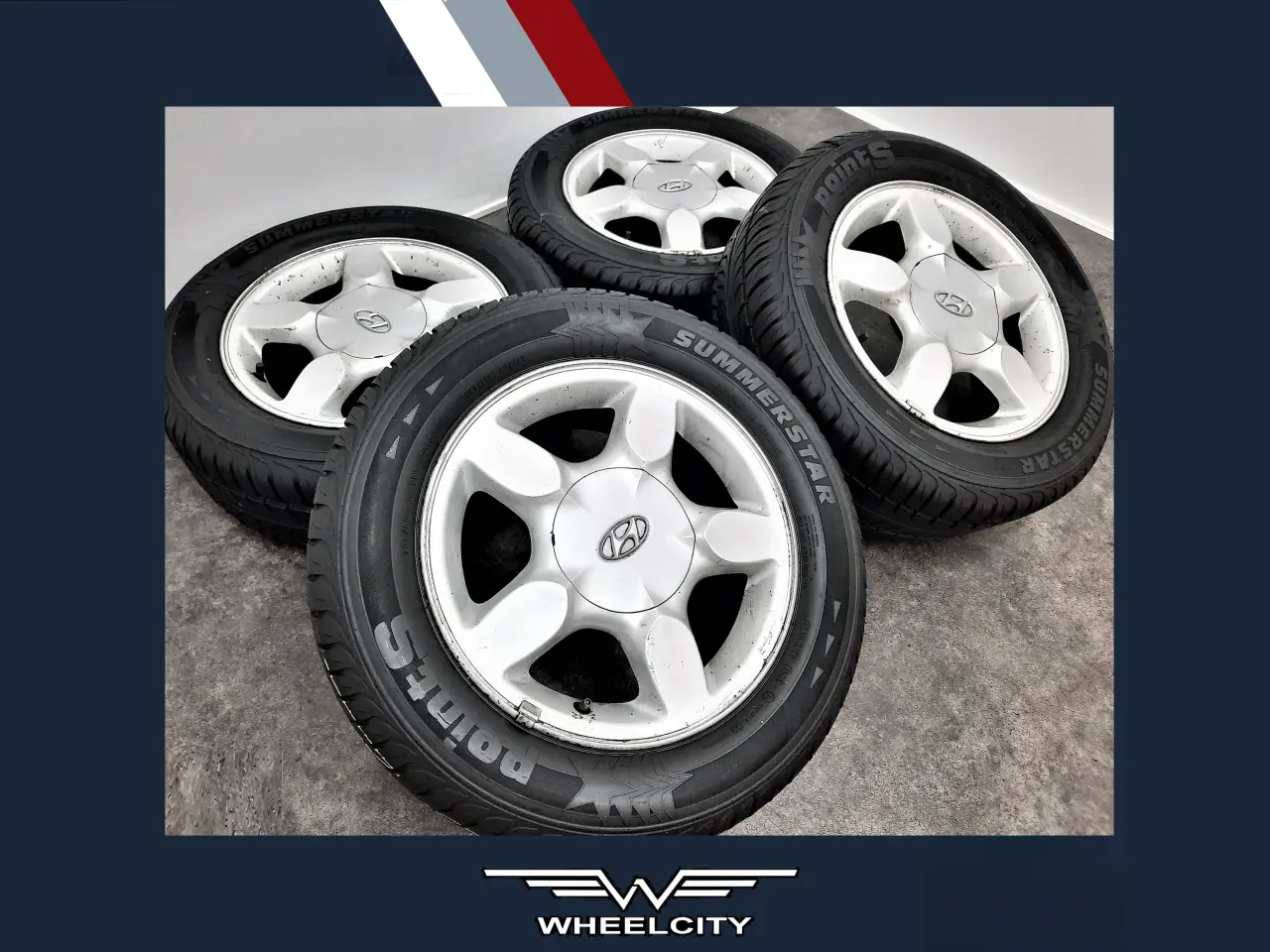 Billede 1 - 4x114,3 15" ET46 Hyundai sommersæt