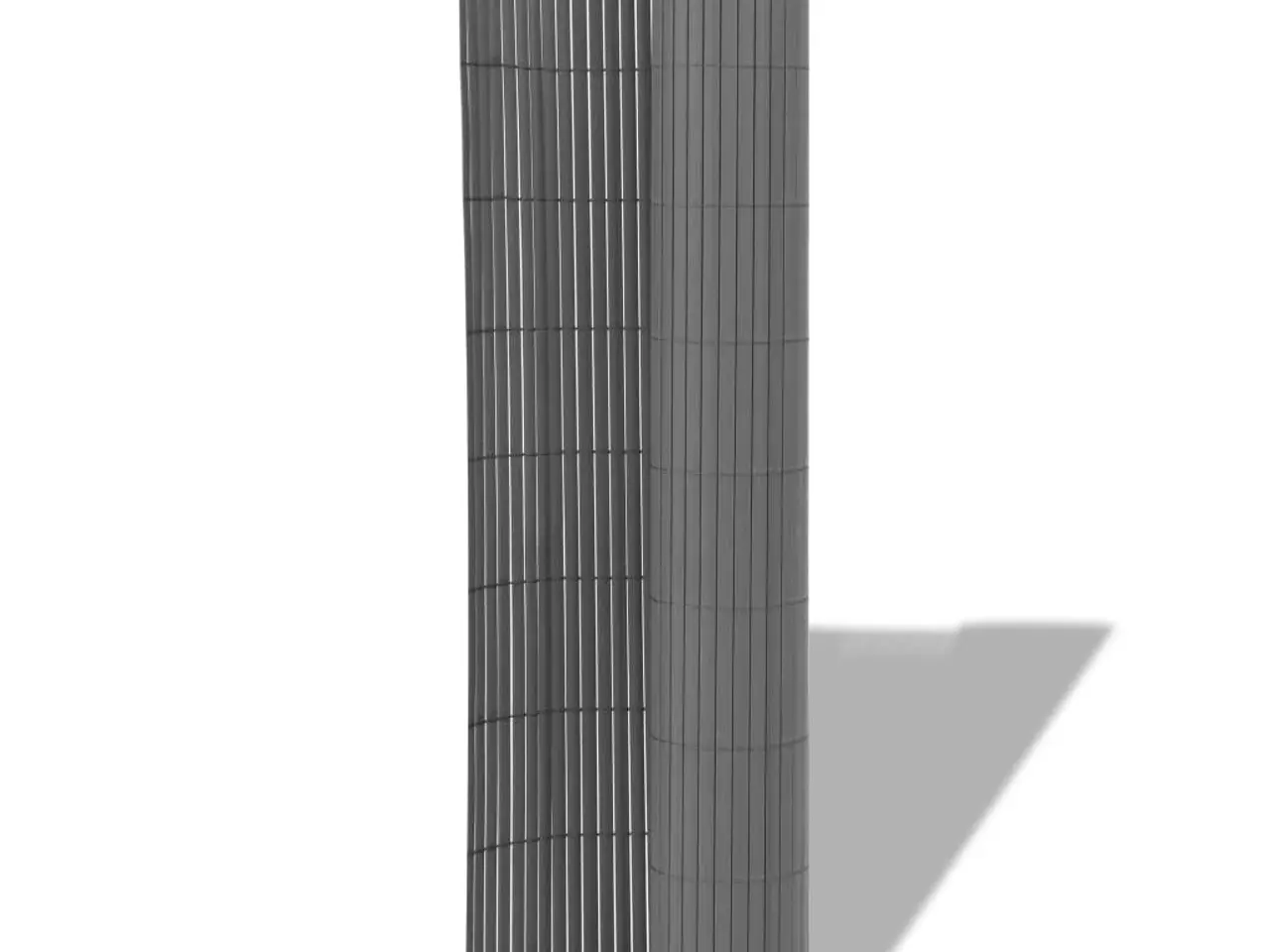 Billede 2 - Dobbeltsidet havehegn i PVC 90 x 500 cm - grå