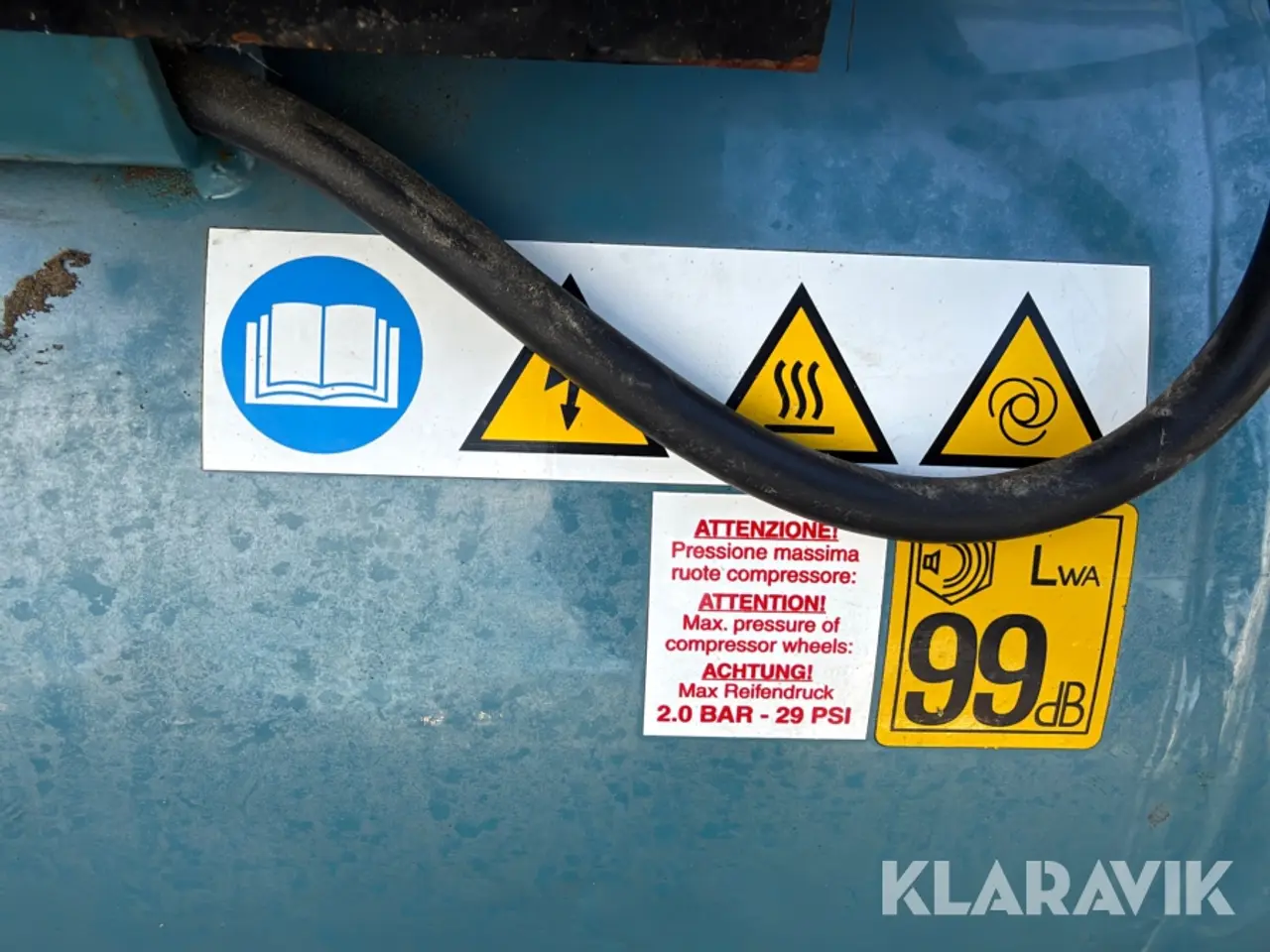 Billede 12 - Kompressorer FIAC 100/3021F 100 liter – 10 bar – 400 V