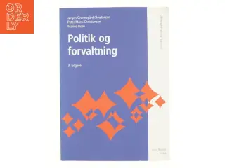Politik og forvaltning af Marius Ibsen (Bog)