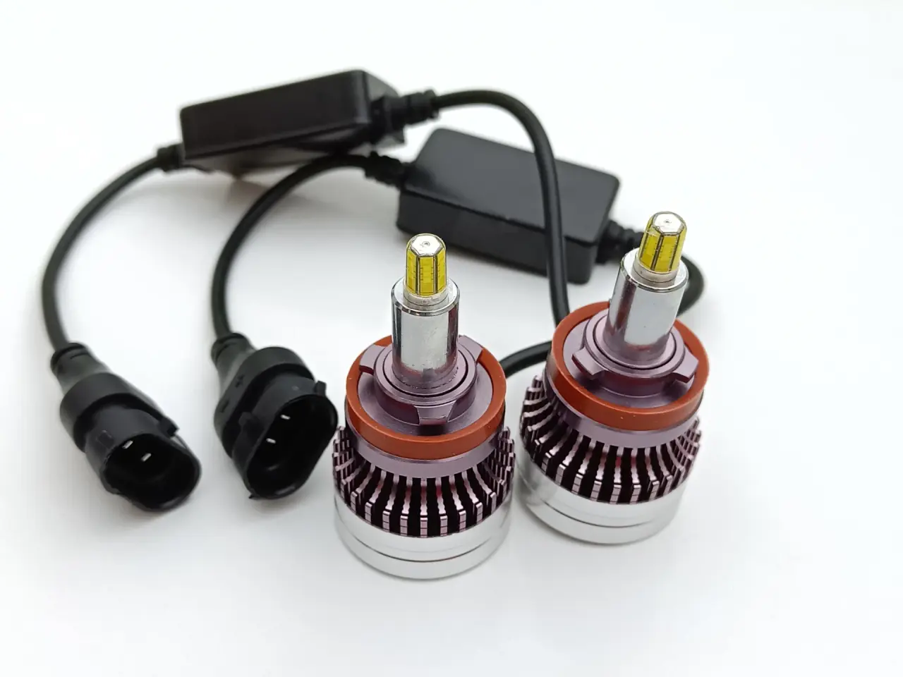 Billede 5 - NY! 25000LM Super Stærk H11 / H9 / H8 LED Pærer