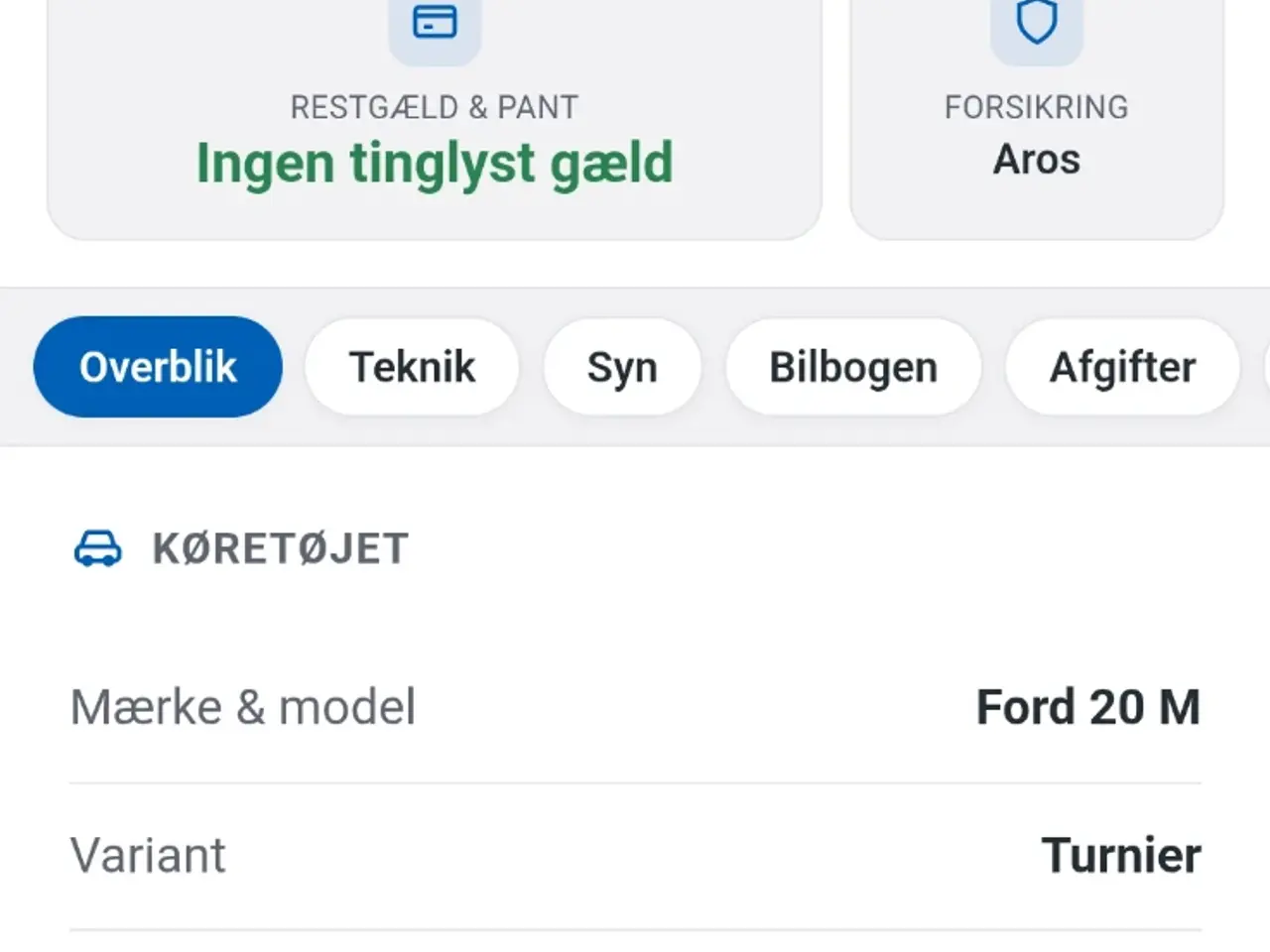 Billede 5 - Ford p7 20m stationcar