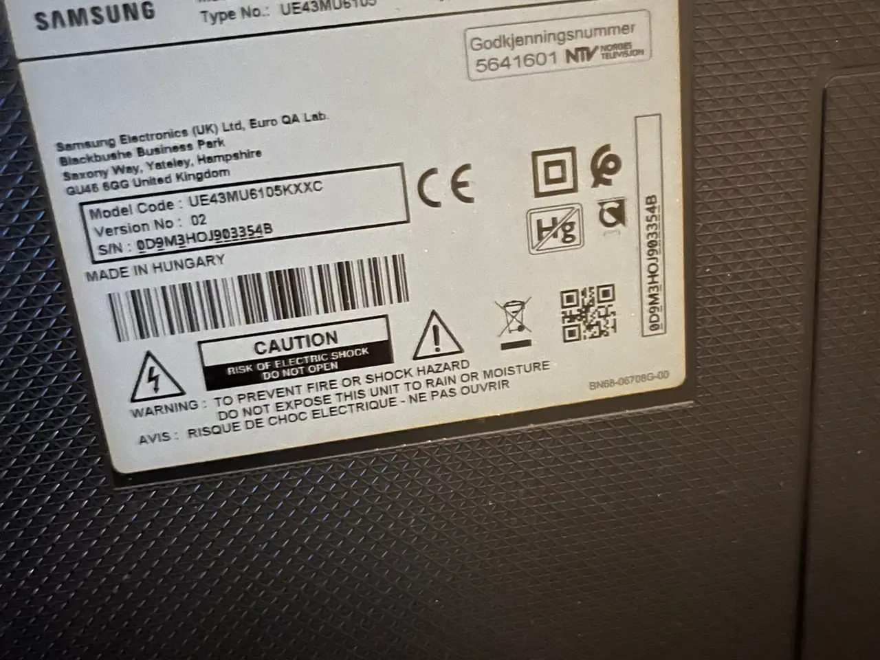 Billede 2 - Samsung 43 tommer TV