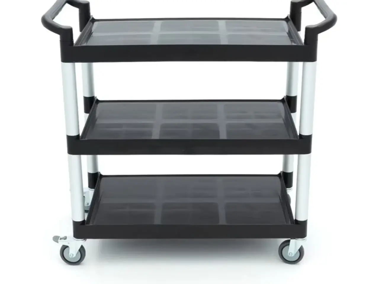 Billede 2 - Serveringsvogn – 3 plasthylder – 103 x 50,5 cm
