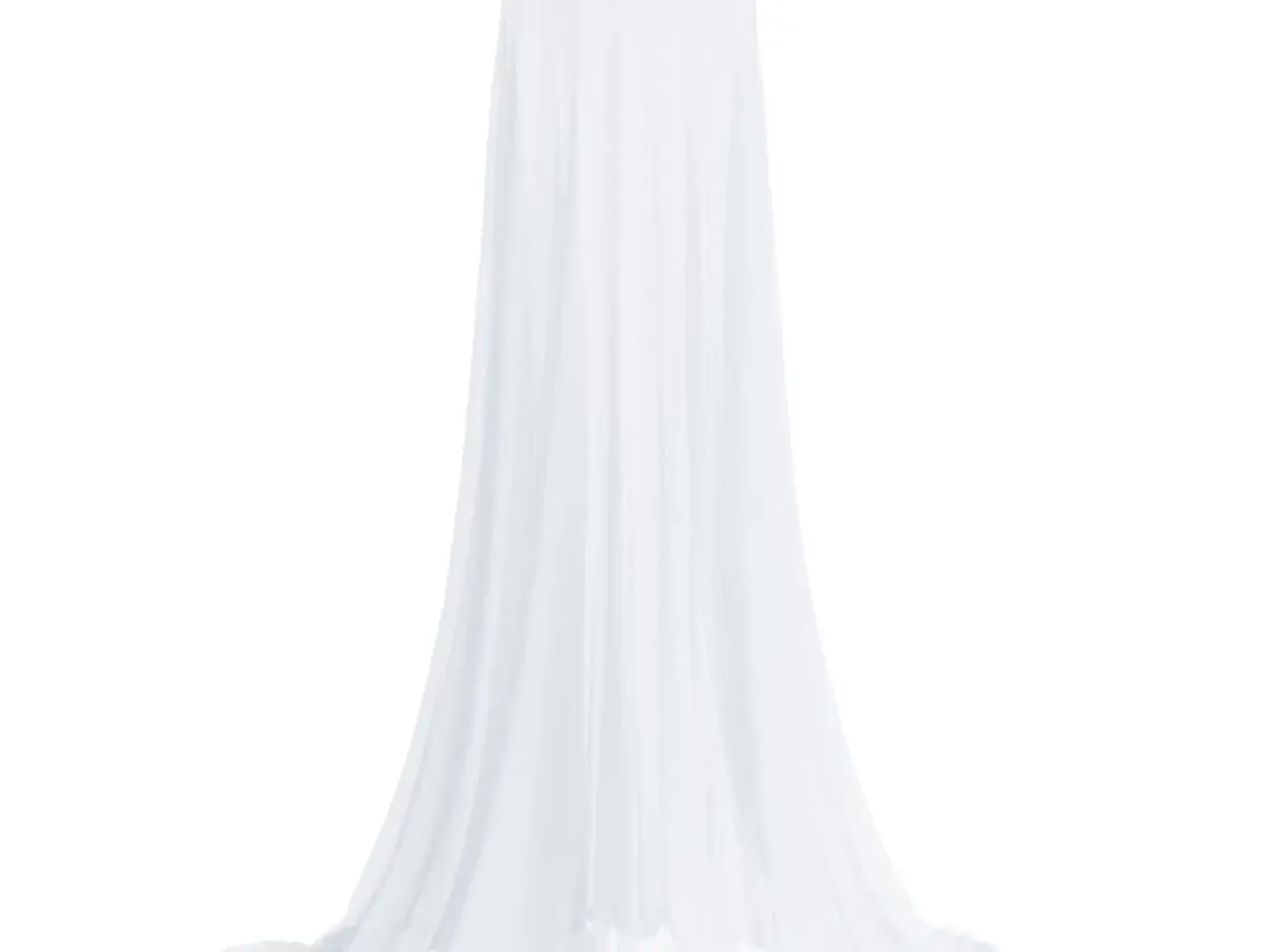 Billede 2 - Myggenet til seng - rund model 56×56×220 cm, hvid polyester