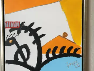 2 malerier, kunstner Jonas