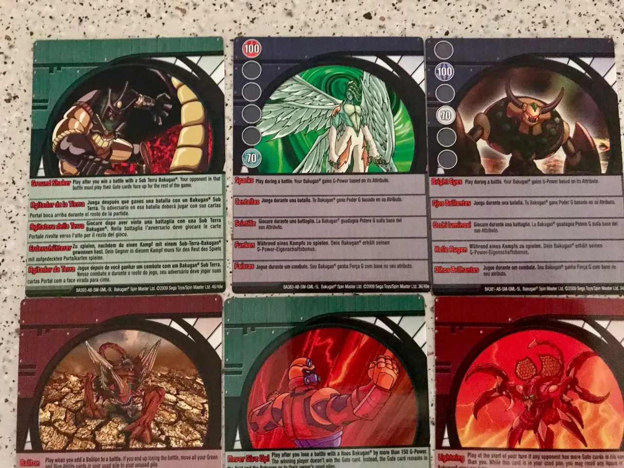 Billede 1 - BAKUGAN kort