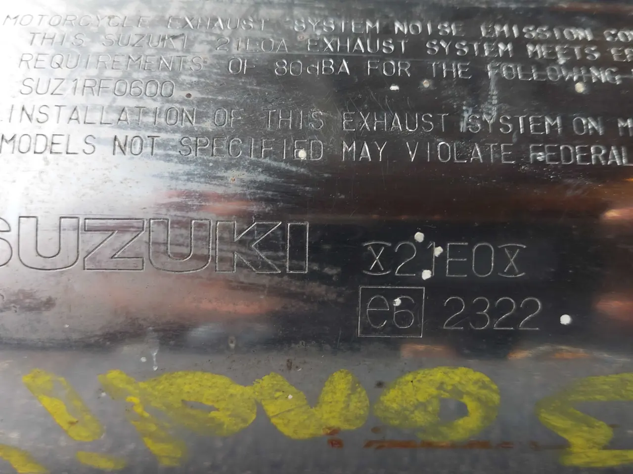 Billede 4 - Suzuki Rf600 udstødning