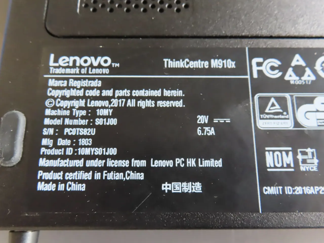 Billede 3 - Computer LENOVO ThinkCentre M910x