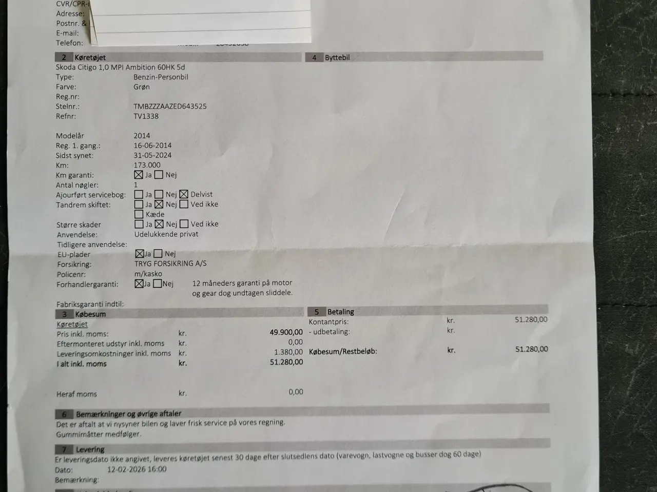 Billede 12 - skoda citigo meget fin