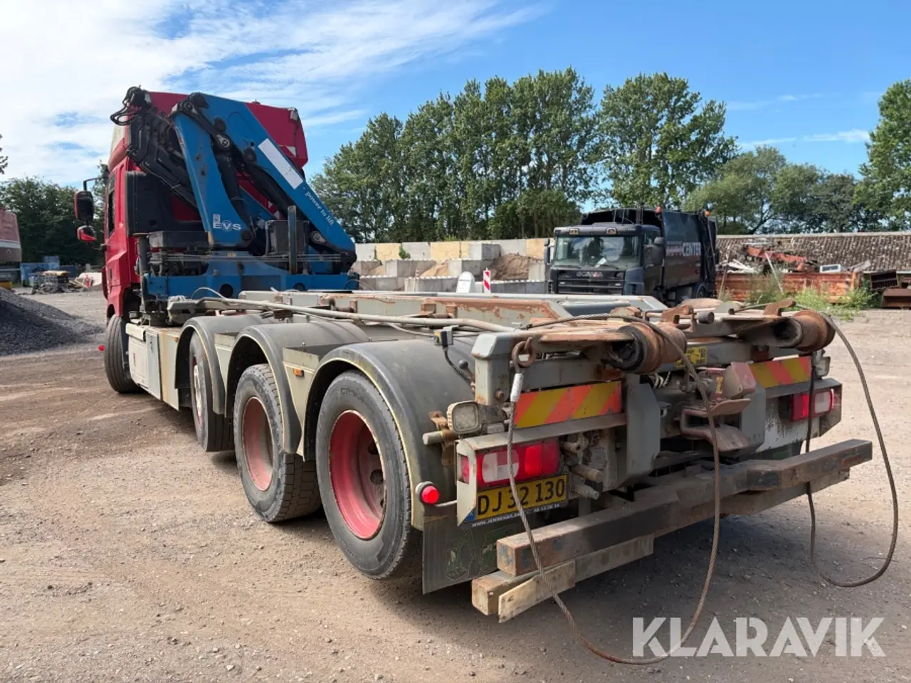 Billede 7 - Lastbil DAF CF med wirehejs og HMF kran