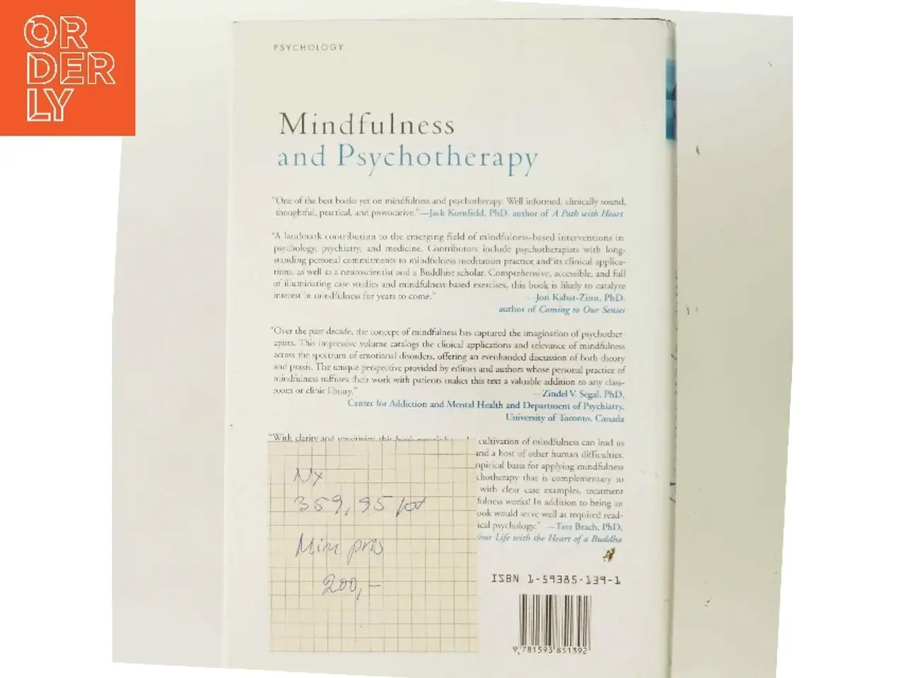 Billede 3 - Mindfulness and psychotherapy (Bog)