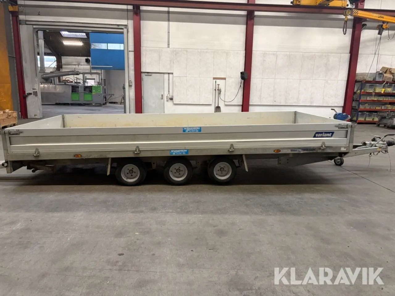 Billede 6 - Maskintrailer Variant 3522L5 - 3.500kg - 3 akslet