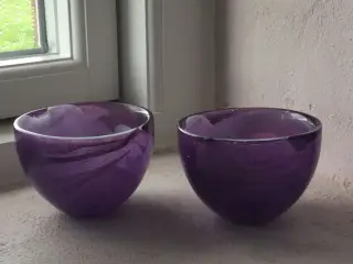 Fyrfadsstager i glas