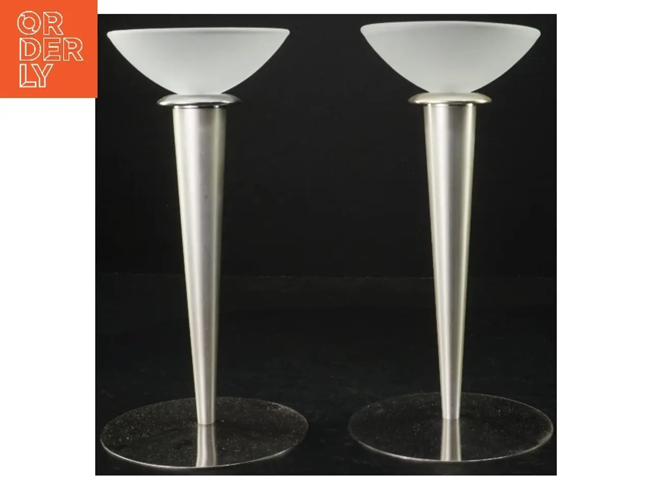 Billede 1 - Sæt af lysestager fra menu (str. 22 cm. 11,5 cm i diameter)