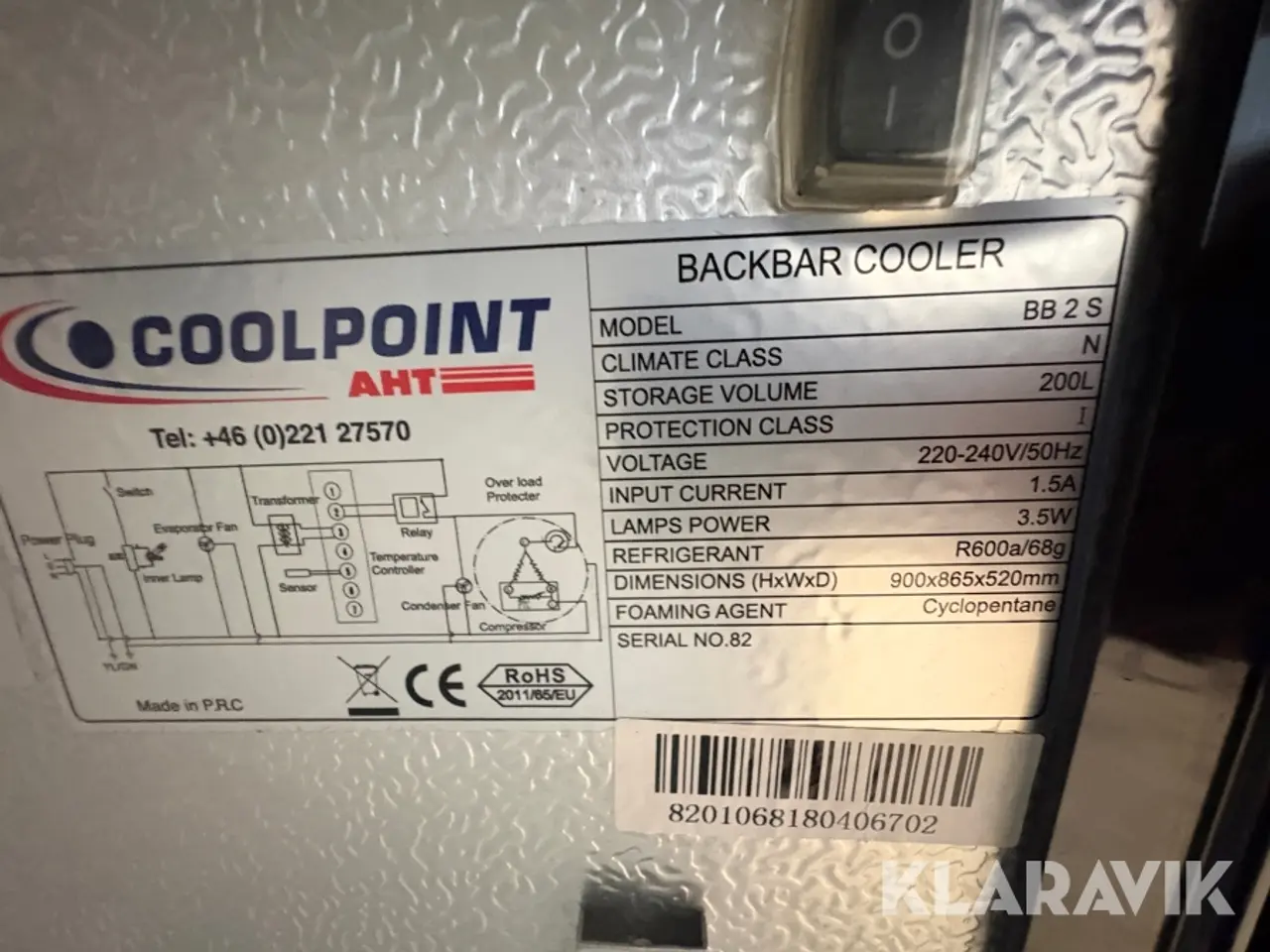 Billede 8 - Displaykøleskab CoolPoint BB 2 S 1 styk
