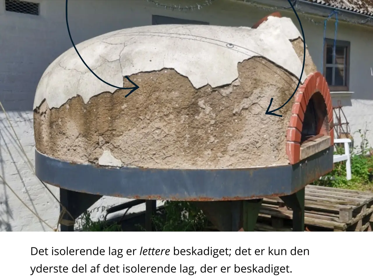 Billede 3 - Pizzaovn, brændefyret med plads til ni pizzaer