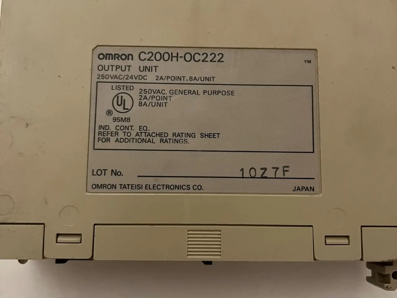 Billede 2 - Omron C200H-OC222 Output Unit 250VAC/24VDC 2A -