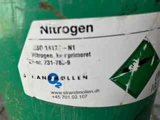 Ejendomsflaske, Nitrogen