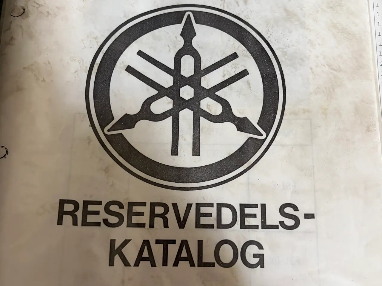 Billede 1 - Yamaha reservedelskatalog årgang 1974 - 1978