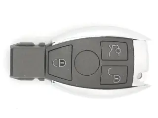 Bilnøgle reparations kit til Mercedes 3 knaps nøgle ny type med svejset plast kasse (BGA nøgler)