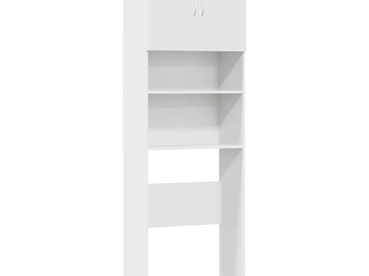 Billede 2 - Vaskemaskineskab 64 x 24 x 190 cm - hvid
