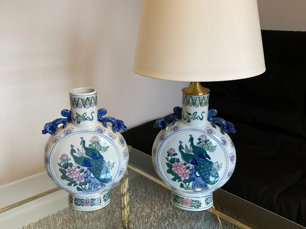 Billede 1 - Lampe og vase