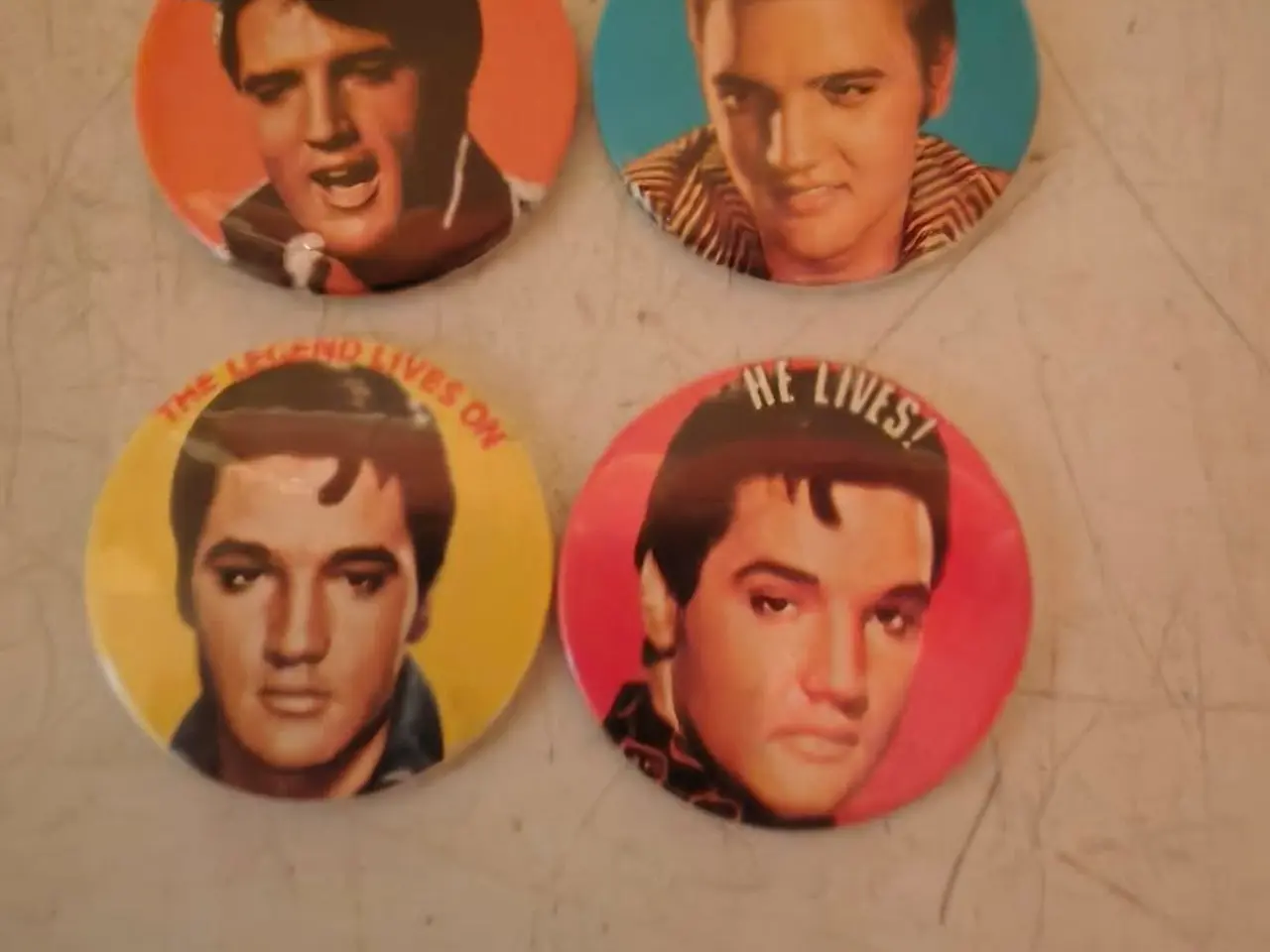 Billede 4 - 7 fede elvis badges vildt fede og retro
