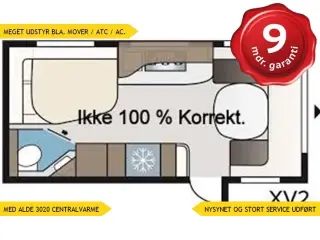 2014 - Kabe Smaragd XL KS   MEGET UDSTYR BLA. kompressor Køl/Frys – Dometic AC. - ATC.