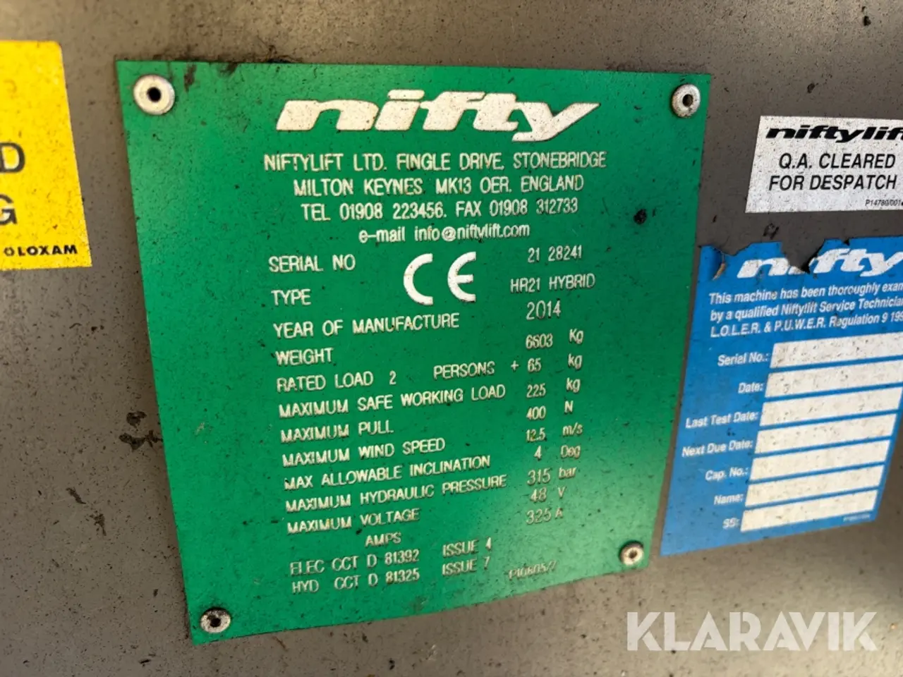 Billede 8 - Bomlift Nifty HR21 Hybrid - 21 meter