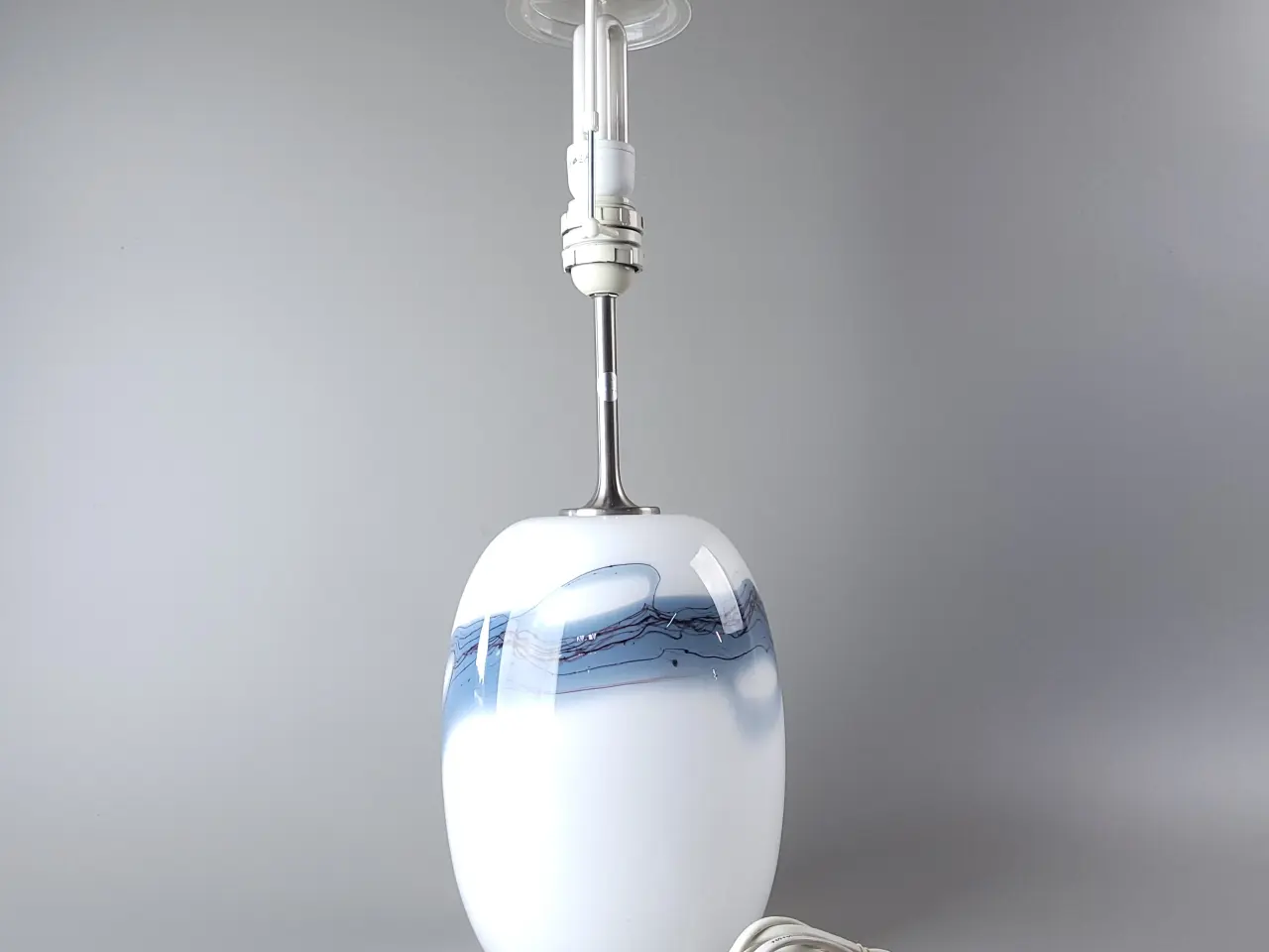 Billede 7 - ⭐️· Smuk Holmegaard Sakura Stor Oval Bordlampe