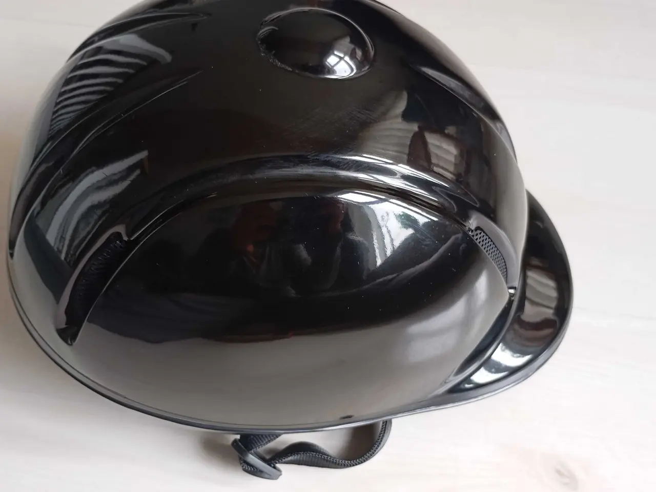 Billede 2 - Ridehjelm blank sort. Eldorado 