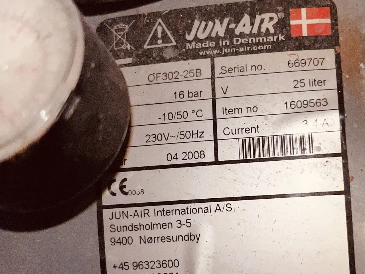 Billede 3 - Kompressor JUNAIR OF 302-25B