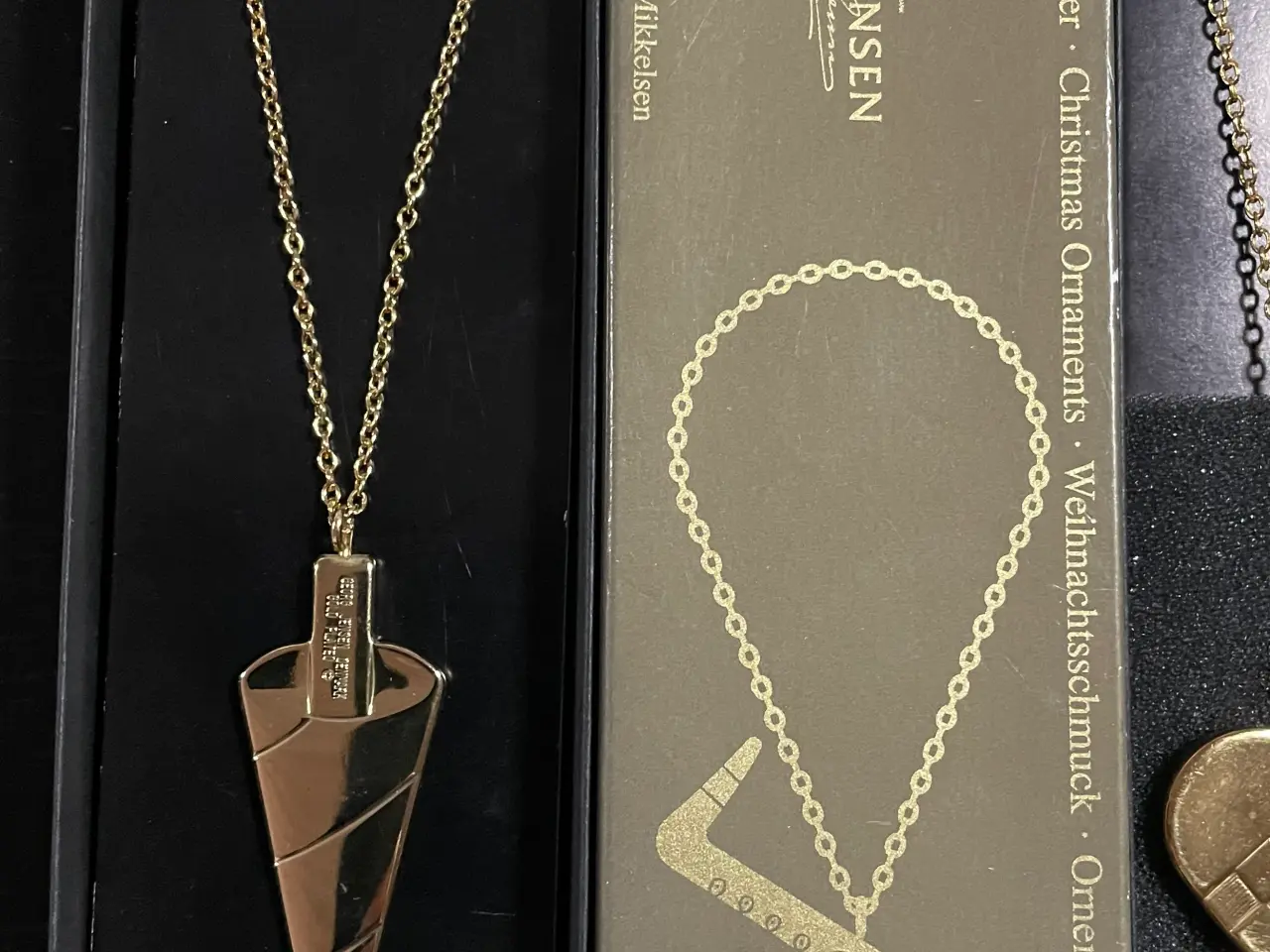 Billede 1 - Georg Jensen guld Kræmmerhus i æske.