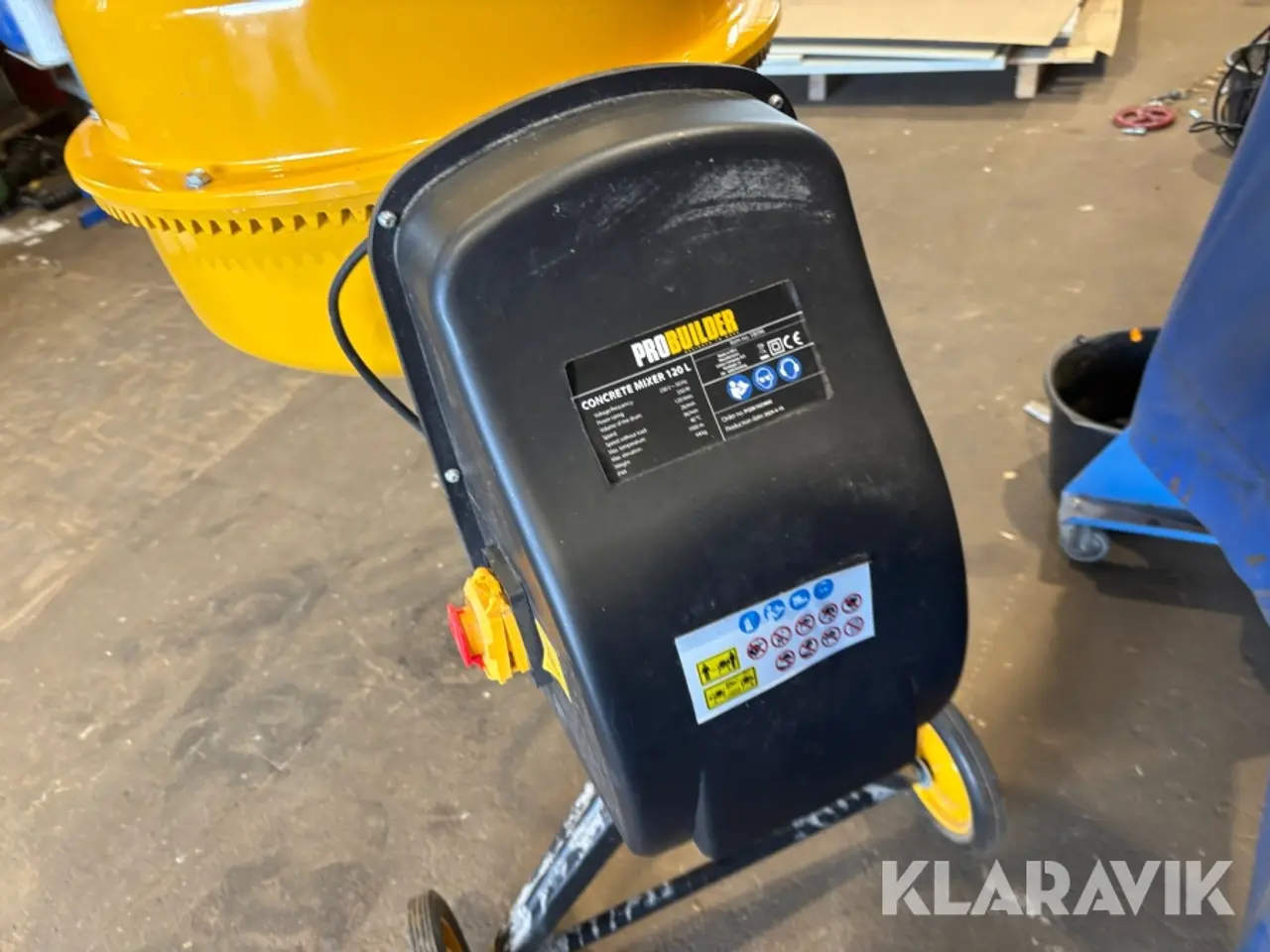 Billede 9 - Cementblander ProBuilder Concrete Mixer 120 L