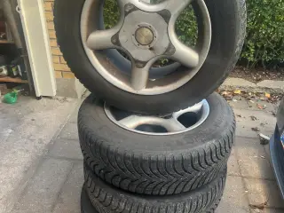 Vinterdæk på alufælge 5x112