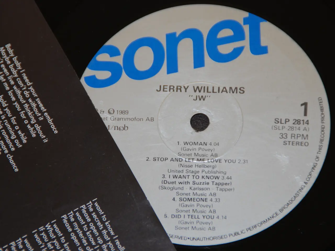 Billede 5 - LP - Jerry Williams