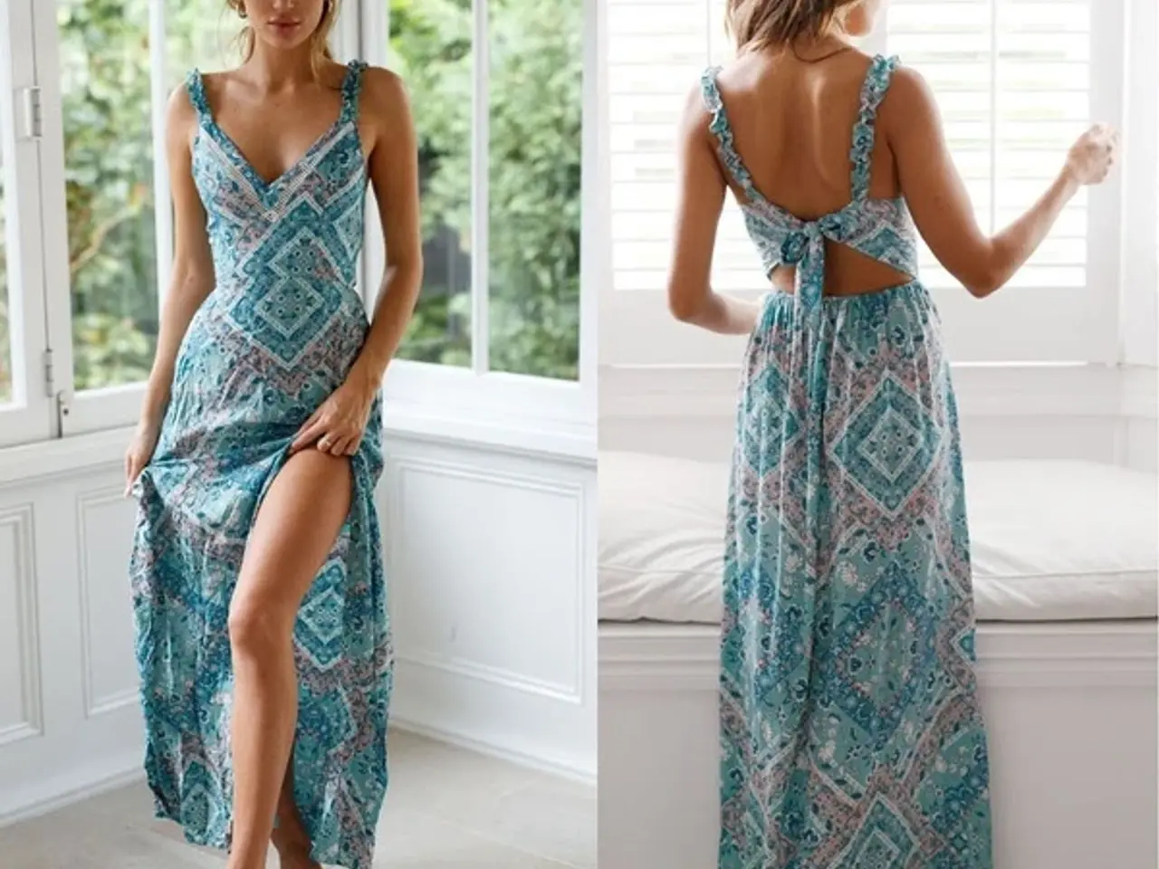 Billede 2 - BOHO skøn sommer kjole - Lang - I XL