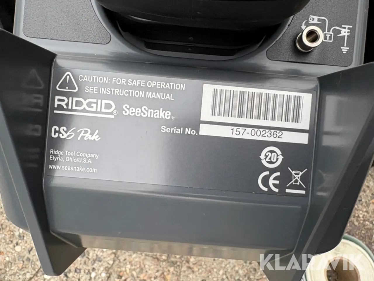 Billede 10 - Kloakkamera Ridgid SeeSnake Compact 2/CS6 Pak med tilbehør