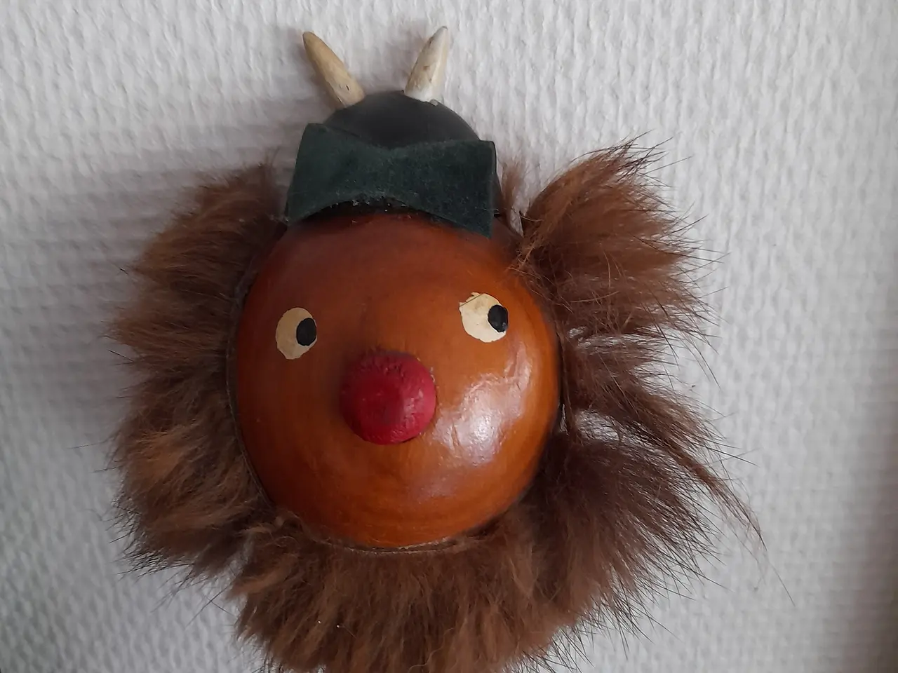 Billede 1 - Retro træfigur/ klædebørste.