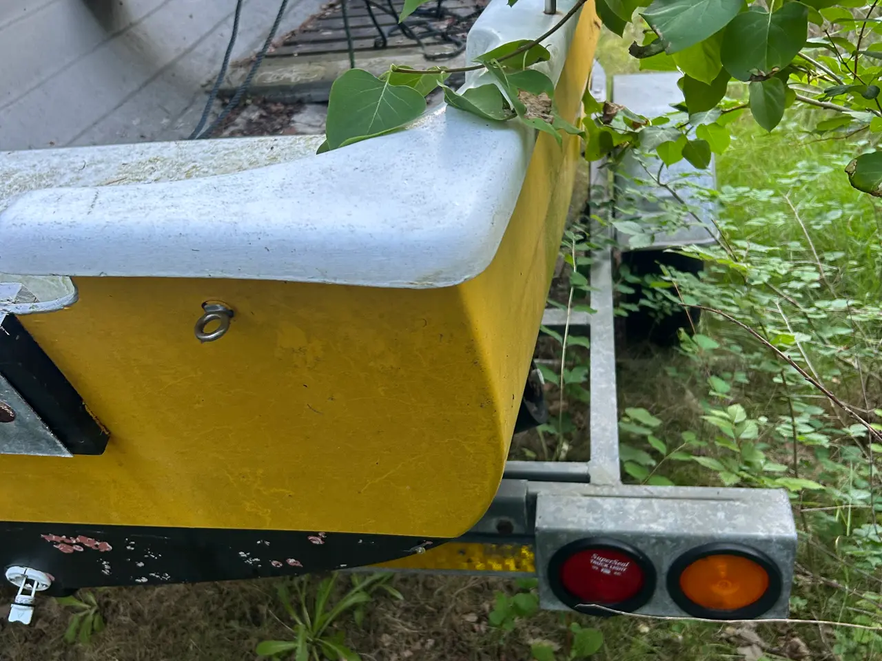 Billede 6 - jolle med motor og trailer