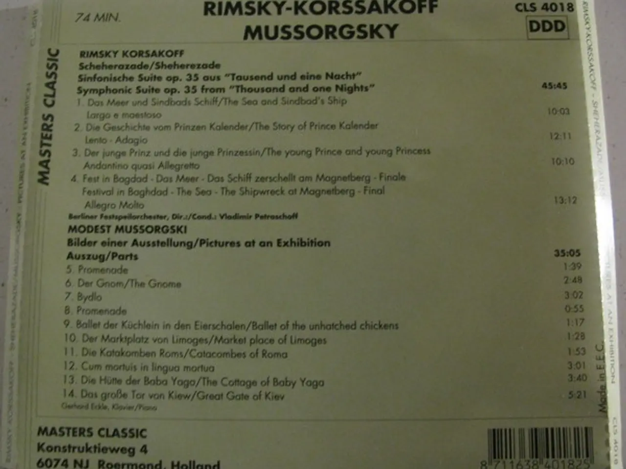Billede 3 - Rimsky-Korssakoff*… – Scheherazade / Bilder… – CD