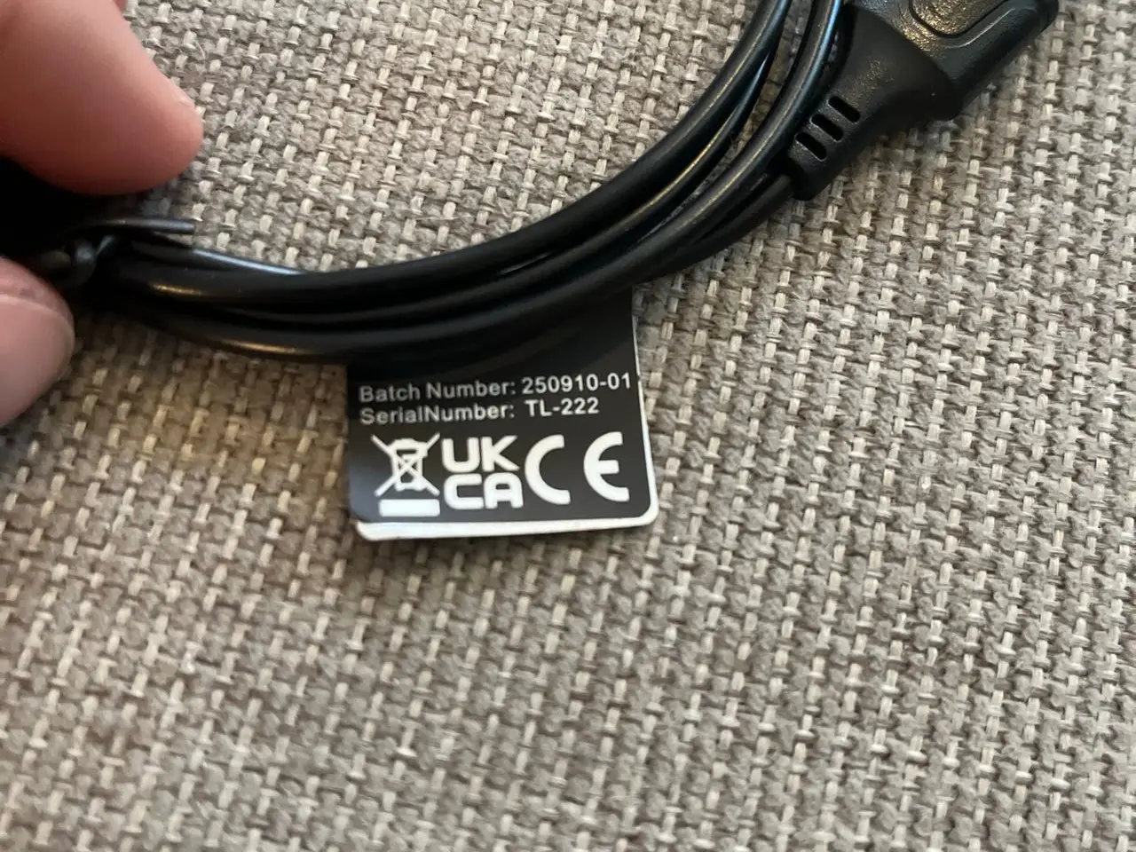 Billede 3 - Nokia USB opladerkabel 2mm, sort