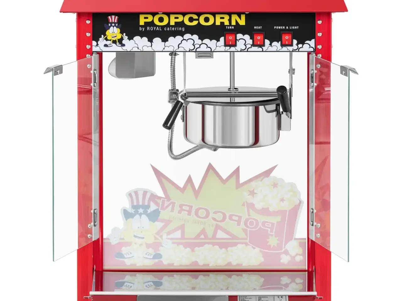 Billede 5 - Popcornmaskine – rødt tag – 230 V