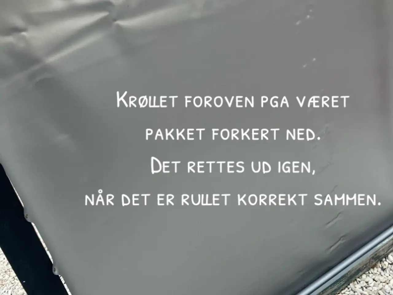 Billede 3 - Retro filmlærred i transportkasse