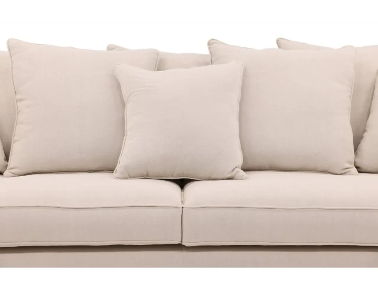 Billede 5 - Segelskaren 3 personers Sofa  - Beige Stof