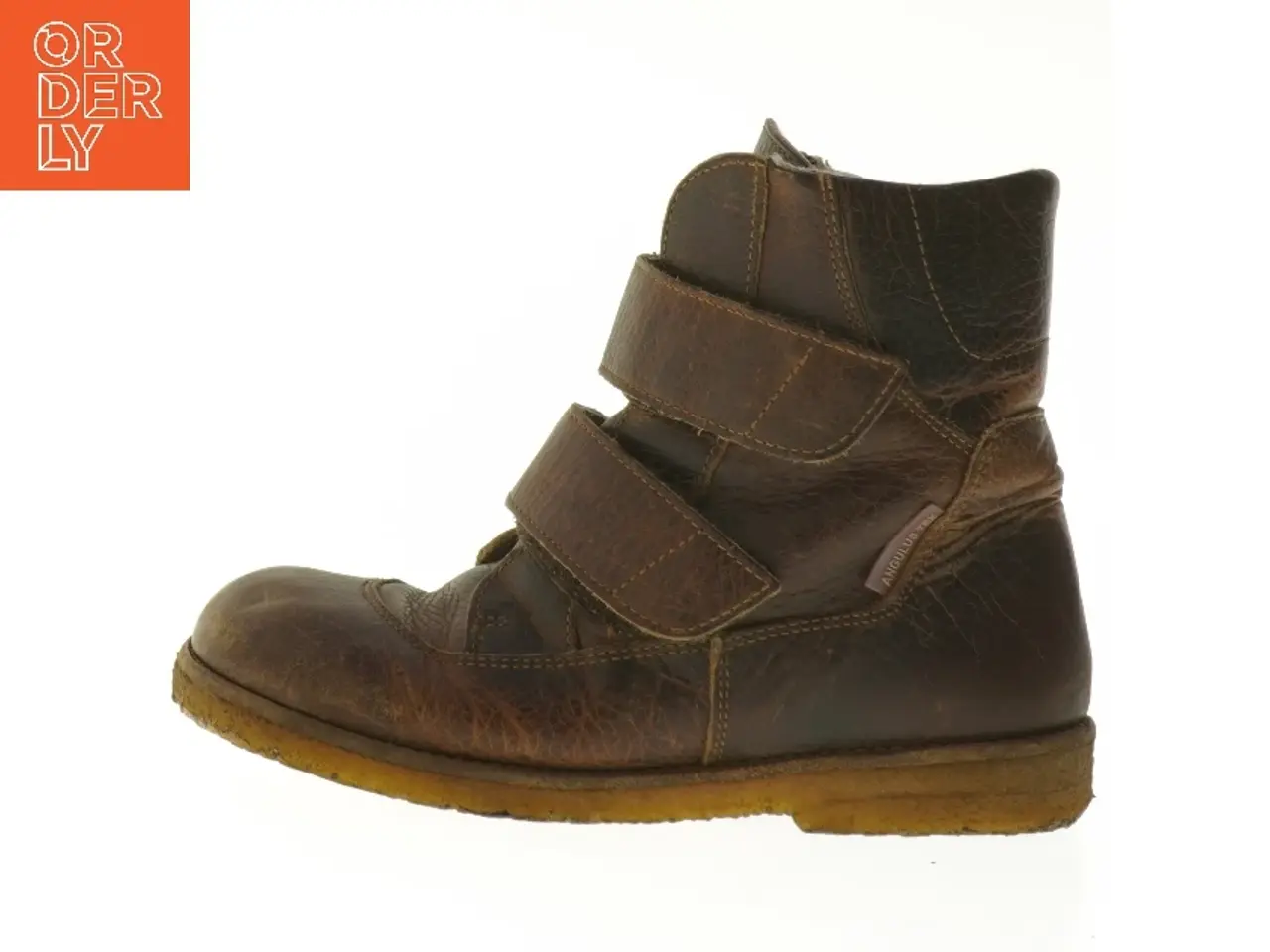 Billede 1 - Brune børnestøvler med velcro fra Angulus (str. 22,5 cm)